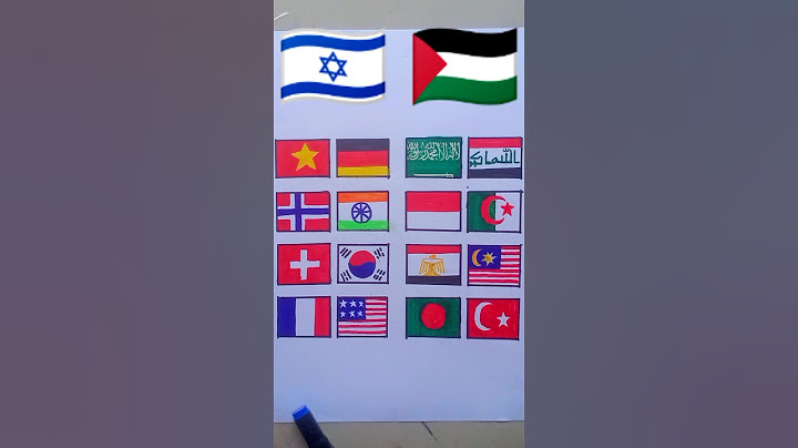 🇮🇱 VS 🇵🇸رسمت أعلام الدول العربية كلها🤓😁منى بتلون الاعلام😍صوتولنا اول كومنت #palestine#shorts
