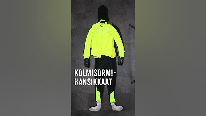 Pyöräilijän pukeutuminen kovalla pakkasella