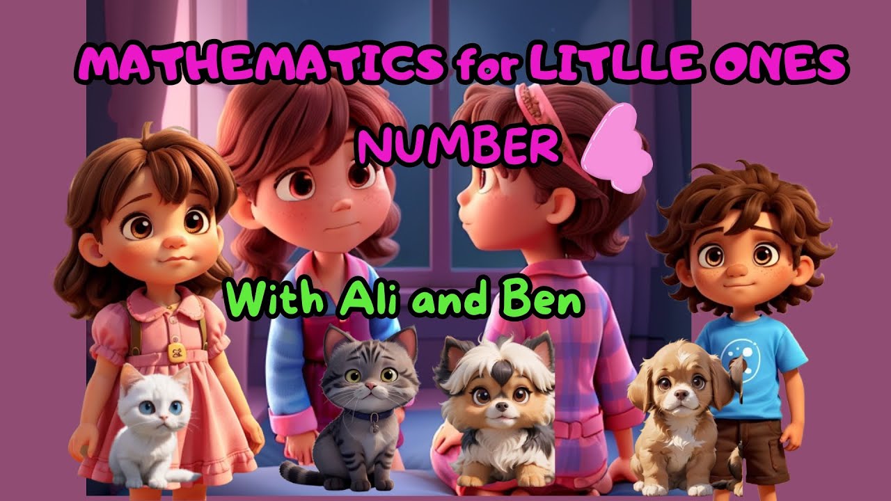 MATH FOR LITLE ONES: NUMBER 4 - YouTube
