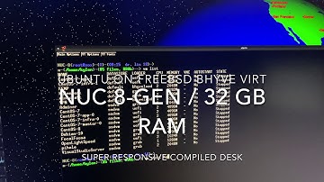 Linux on FreeBSD 12 with bhyve for browsening / 2k movie test on virt