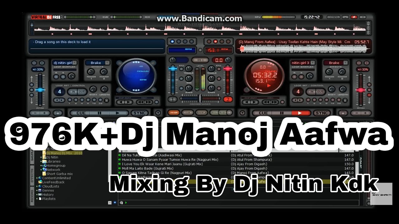 Dj Nitin Mixing Song By Dj Manoj Aafwa Part 1