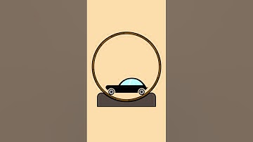 Car in hamster wheel #animation #shorts #shortsfeed