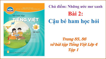 Vở bài tập Tiếng Việt - Lớp 4 Chân trời sáng tạo - Tập 1 - Bài 2: Cậu bé ham học hỏi.