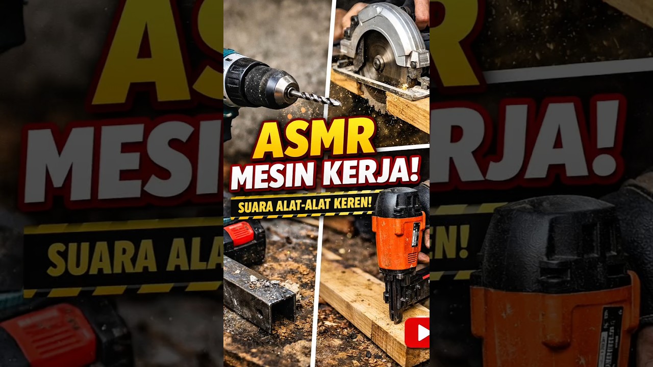ASMR Mesin Tukang | Satisfying Workshop Sounds 