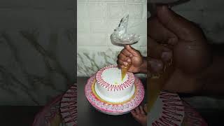 #cake #cakedecorating #cakedecoration #rangolidesigns #rainbow #funny #new #multiclour #red white