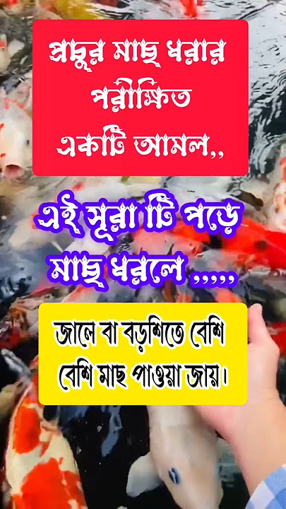 প্রচুর মাছ ধরার দোয়া ✅🐠🐟 #shorts #fishing #doa