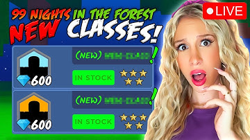 🔥NEW CLASSES IN 99 NIGHTS IN THE FOREST + ADMIN ABUSE *JOIN*