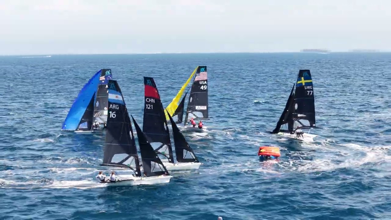 ⁣2026 SP OCR   49er FX   Race 11 weather mark