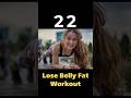 Lose Belly Fat Workout