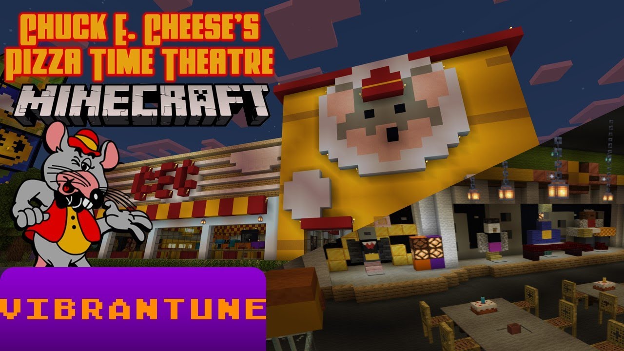 Chuck E. Cheese's Pizza Time Theatre - Minecraft Build Tour! - YouTube