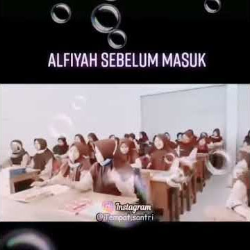Baca Alfiah sebelum masuk kelas belajar seru😊🎉❤