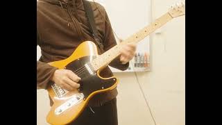 Jam practice on To the sea/Rozy chord progression with auto guitar of GarageBand on ipad wider view 