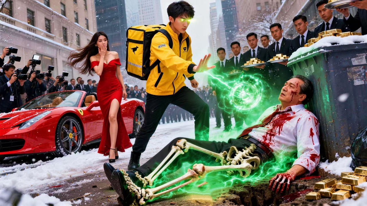 廢柴外賣員被群毆致死意外進入天庭，獲得各路神仙的幫助重返人間，靠著神力救下首富，成為繼承人！