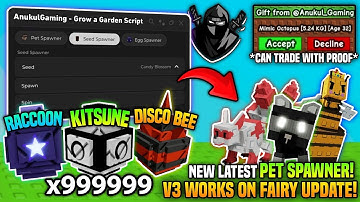 [🧚‍♀️] NEW PET SPAWNER! 🦝 Grow a Garden 🌶️ Script! • No Key🔥 *UNPATCHED*🌈 100% Work✅ - Anukul Hub V4