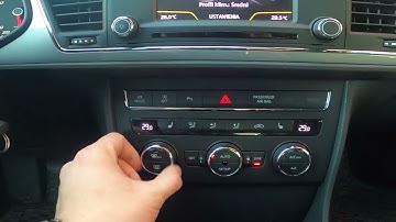 How to Change Airflow Temperature in Seat Leon III ( 2012 - 2020 ) - Adjust Blowing Temperature