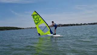 How do we run windsurfing lessons for beginners in Chichester Harbour