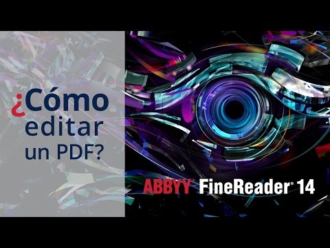 ¿Cómo editar cualquier PDF? Tutorial de ABBYY FineReader 14