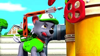 Rubble & Rocky save the City from a Water Outage 💧🐶 | PAW Patrol | CLIP