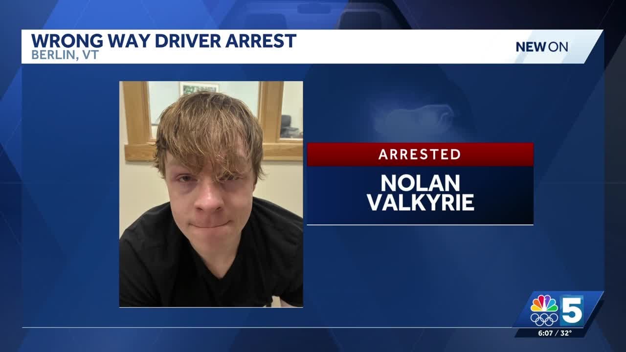Driver arrested after going the wrong way on Interstate 89 - YouTube