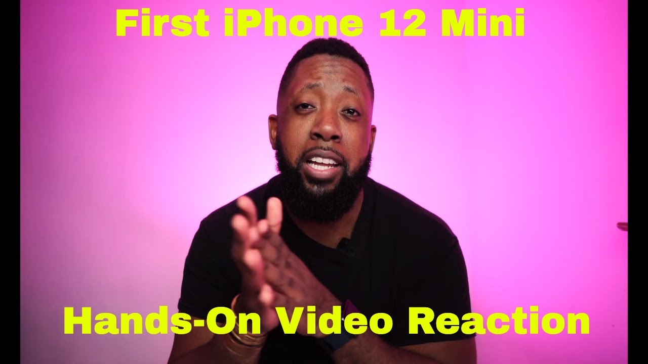 My Reaction to George Buhnici's First iPhone 12 Mini Hands On Video