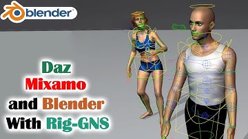 Rigging and Animating Multiple Characters in Blender with Daz, Mixamo and Rig GNS