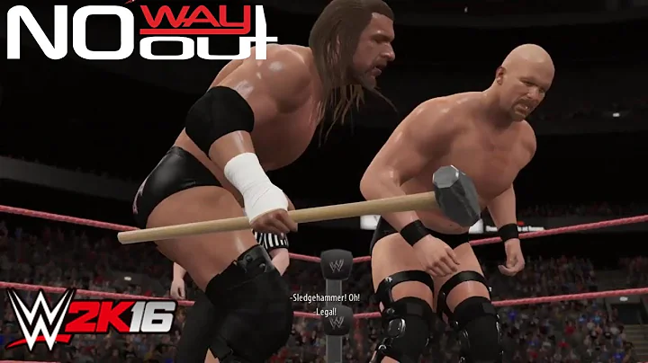 Stone Cold vs Triple H - 3 Stages of Hell Match at No Way Out 2001 (WWE 2K16)