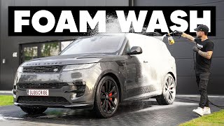 Cleaning A 2023 Range Rover Sport - Foam Wash