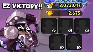 So this is how Awaken Dark Cacao Cookie easily beat 3M Power Team