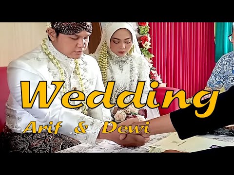 ISLAMIC MARRIAGE in Java / Javanese Wedding IJAB QABUL Pernikahan KUA ...