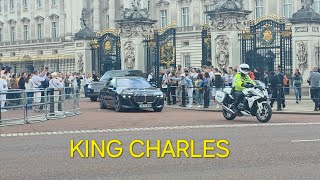 KING CHARLES MOTORCADE 