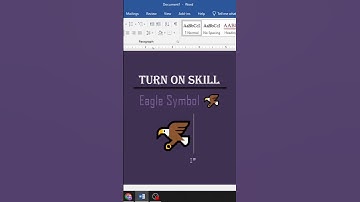 Eagle Symbol Ms Word 🦅🦅🦅 #tricks #knowledge #youtubeshorts #trending #shorts #msword #eagles #phonk