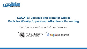 LOCATE: Localize and Transfer Object Parts for Weakly Supervised Affordance Grounding (CVPR 2023)