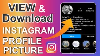 How to View And Download Instagram Profile Picture | Instagram tips & tricks 2022 screenshot 1
