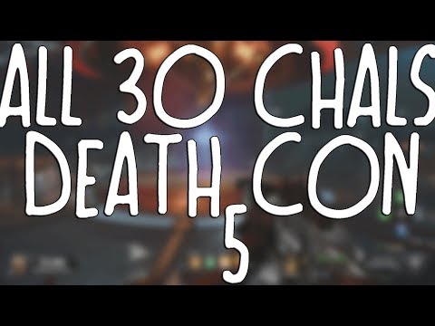 all-death-con-five-challenges---all-30-new-classified-gauntlet-death-con-five-challenges