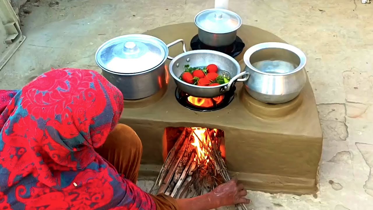 🌿 Primitive Technology Build a Powerful Multiple Wood Stove with Clay & Bricks 🔥