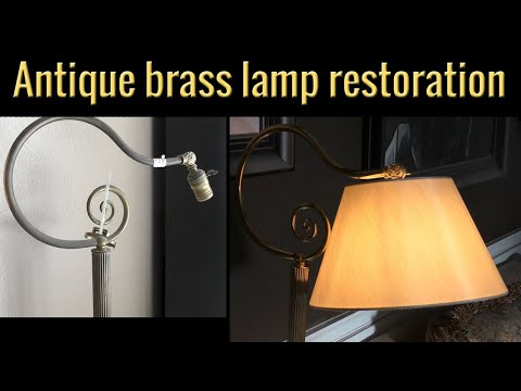 Antique lamp restoration