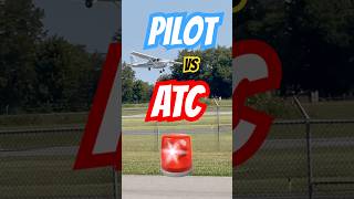 Pilot vs ATC vs Overshoot #shorts