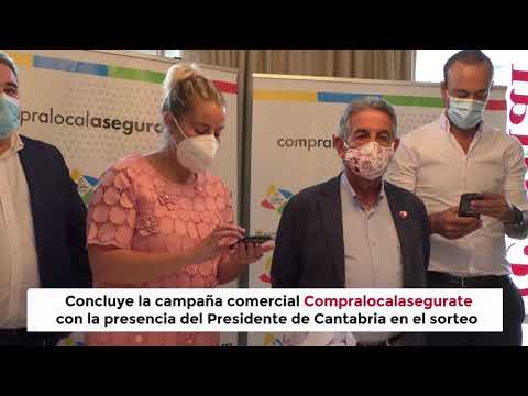 Revilla "La mano inocente" del sorteo de "Compra Local Asegurate"