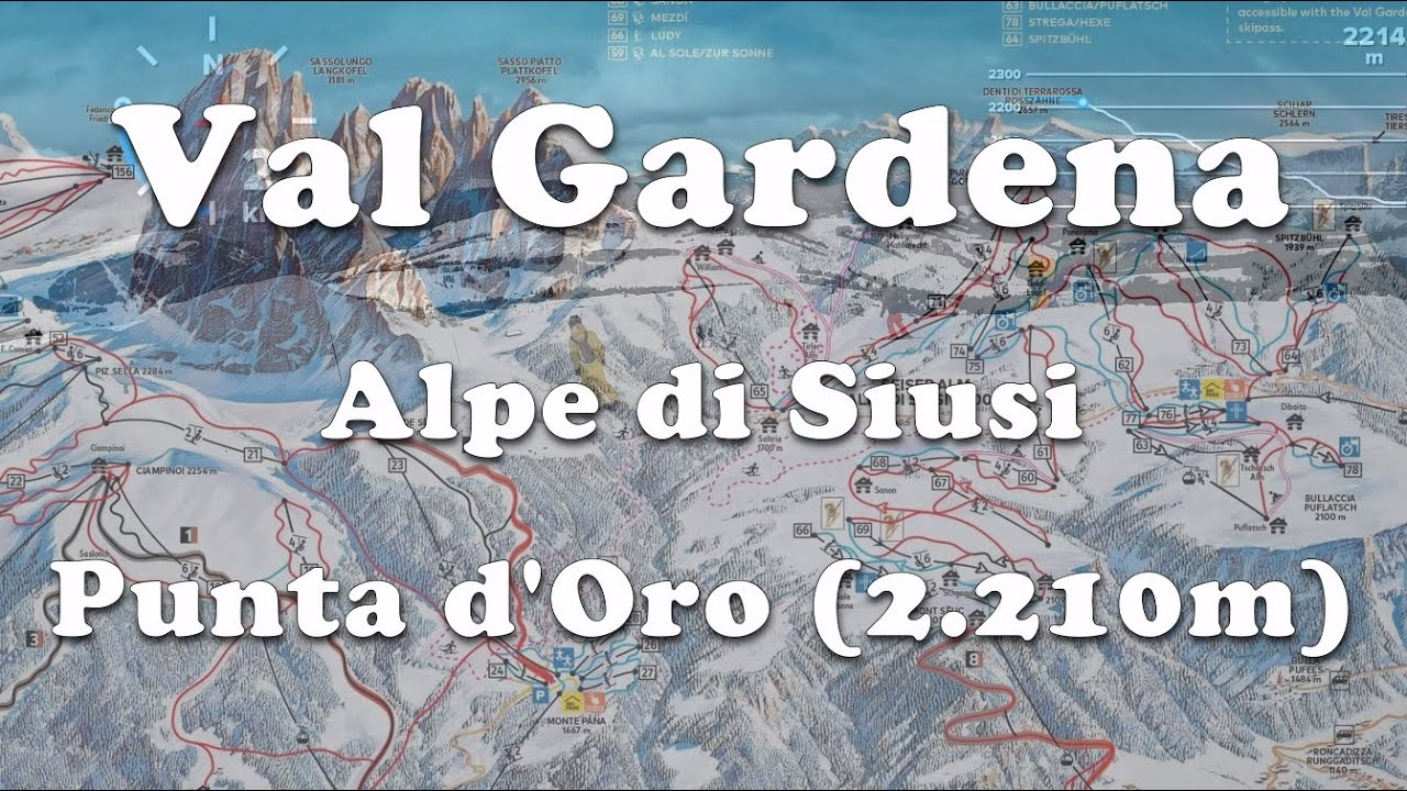 Val Gardena - Alpe di Siusi - Punta d'Oro (2.210m)
