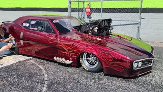 Derek Ward With His Beautiful Pontiac Pro Mod At Wsn Orlando Speed World