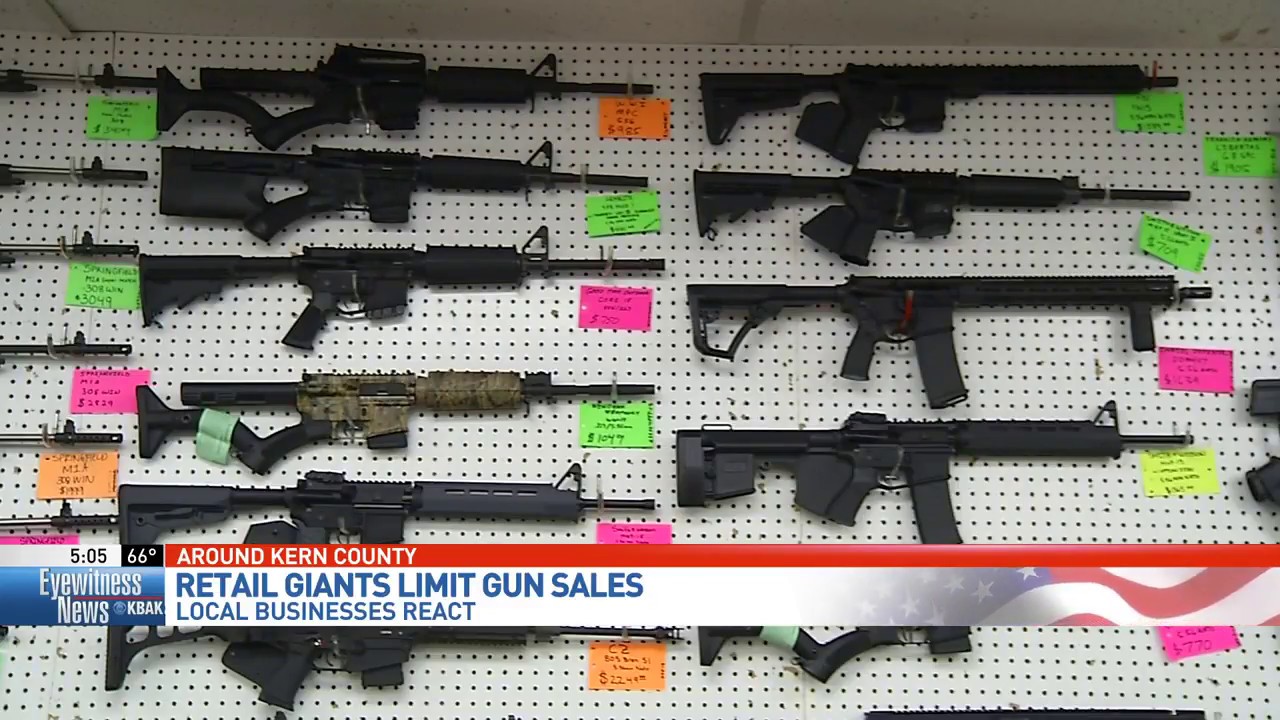 Bakersfield gun shop operators react to retail giants limiting gun