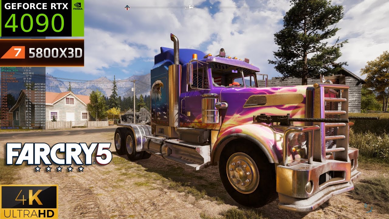 Far Cry 5 | RTX 4090 4K Ultra Settings | Ryzen 7 5800X3D