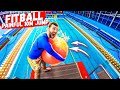 EPIC FITBALL JUMP trick challenge | Loser gets a belly flop