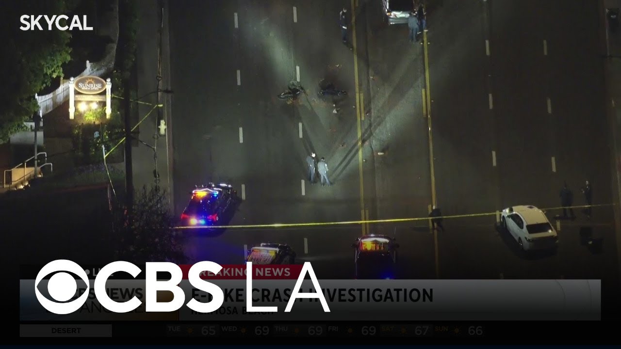 Man riding e-bike injured in crash on Pacific Coast Highway in Hermosa Beach