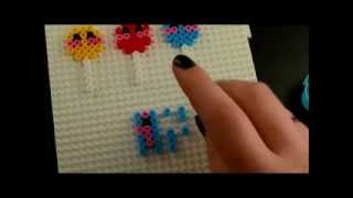 Hama/ Perler Bead Tutorial #2 - Popcorn LollyPops Hama/ Perler Bead Tutorial #2 - Popcorn LollyPops