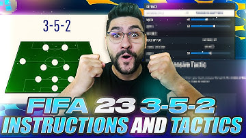 FIFA 23 BEST TIKI TAKA FORMATION in ULTIMATE TEAM / 3-5-2 CUSTOM TACTICS & INSTRUCTIONS TUTORIAL