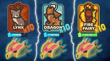 taming.io HOW TO UNLOCK ALL PET CARDS