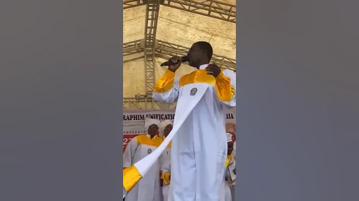 REV. ESTHER AJAYI AT THE HOLY MICHAEL'S DAY JOINT PROCESSION. #shorts