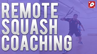 Remote Squash Coach - Personalised Online Squash Coaching