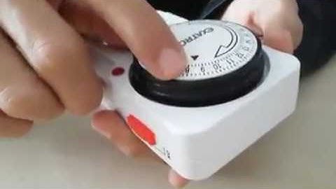 COMO PROGRAMAR TEMPORIZADOR ANALÓGICO